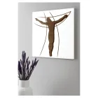 Lasergraveret panel, der viser passion lavet i Italien - Ersilia Viadurini