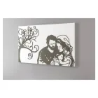 Lasergraveret panel, der repræsenterer livet lavet i Italien - Aika Viadurini