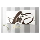 Panel lavet med lasergravering, der skildrer moderen lavet i Italien - Chiyo Viadurini