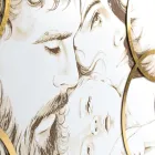 Panel lavet med laser fra Sagrada Familia lavet i Italien - Elisa Viadurini