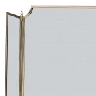 Gnistfanger med fint sort mesh og messing Made in Italy - Whale Viadurini