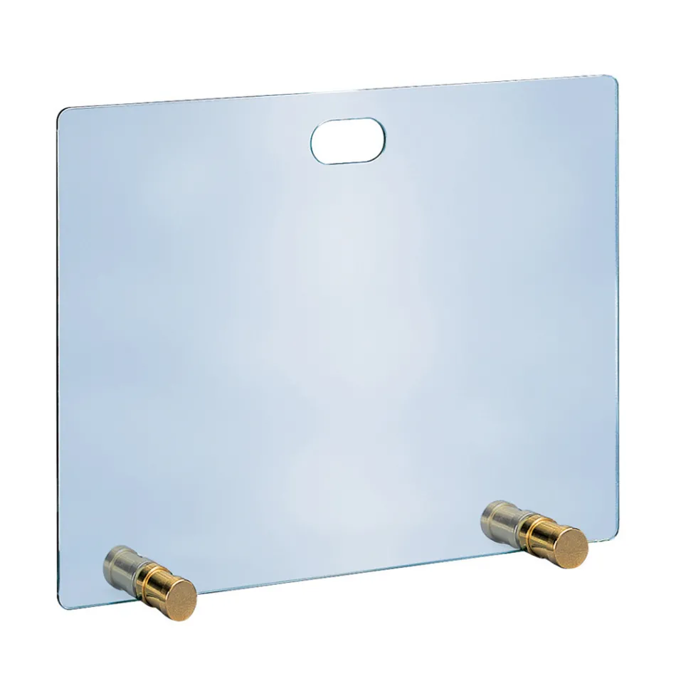 Hærdet krystal gnistfanger og 4 fod lavet i Italien - Delfino Viadurini