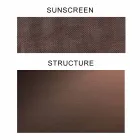 Stofparasol med aluminiumsstruktur - Emma solcreme fra Varaschin Viadurini