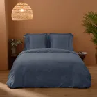 Dobbelt dynebetræk Sæt i 100% Bomuld Satin Lavet i Italien - Fluffy Viadurini