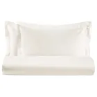 Dobbelt dynebetræk Sæt i 100% Bomuld Satin Lavet i Italien - Fluffy Viadurini