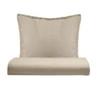 Enkelt dynebetræk i ren beklædningsfarvet bomuld med 1 pudebetræk - delikatesse Viadurini