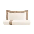 Enkelt og et halvt firkantet dynebetræk sæt i 100 % bomuld og 10 % bomuld, satin - detalje Viadurini