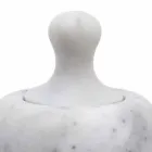 Nøddeknækker-stød i hvid marmor i Carrara fremstillet i Italien - Cullio Viadurini