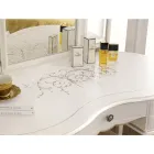 Klassisk træ makeup kam med spejl lavet i Italien - Cambrige Viadurini