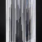 Led gulvlampe i satin akryl krystal Triptykondesign - Crystol Viadurini