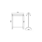 Vintage messing badehåndklæde hængende stativ lavet i Italien - Aristide Viadurini