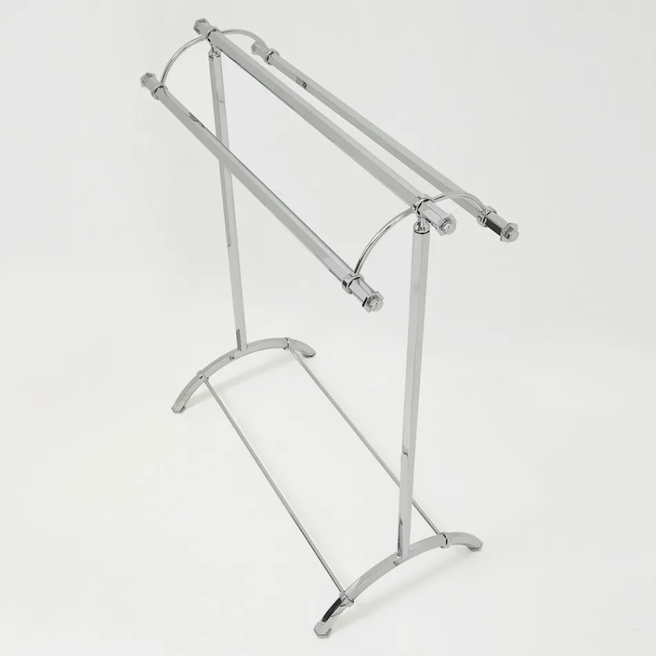 Vintage håndklædeholder i messing i messing fremstillet i Italien – Aristide Viadurini