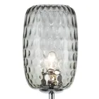 Gulvlampe i indkapslet eller gennemsigtigt glas fremstillet i Italien - Sibilla Viadurini