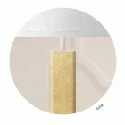 Moderne design gulvlampe i metal med stofskærm Lavet i Italien - Jump Viadurini