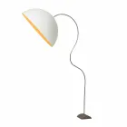 Moderne H210cm gulvlampe In-es.artdesign Half Moon farvet nebulit Viadurini
