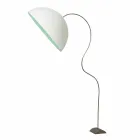 Moderne H210cm gulvlampe In-es.artdesign Half Moon farvet nebulit Viadurini