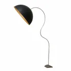 Moderne H210cm gulvlampe In-es.artdesign Half Moon farvet nebulit Viadurini