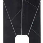 Gulvlampe lavet af træ og Grilli Zarafa design stof lavet i Italien Viadurini