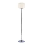 Glasgulvlampe med to finish og metalramme fremstillet i Italien - Brera Viadurini