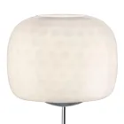 Glasgulvlampe med to finish og metalramme fremstillet i Italien - Brera Viadurini