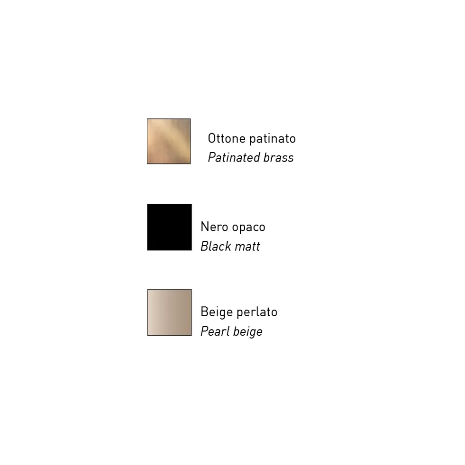 Moderne gulvlampe i metal med dobbelt belysning Made in Italy - Roman Viadurini