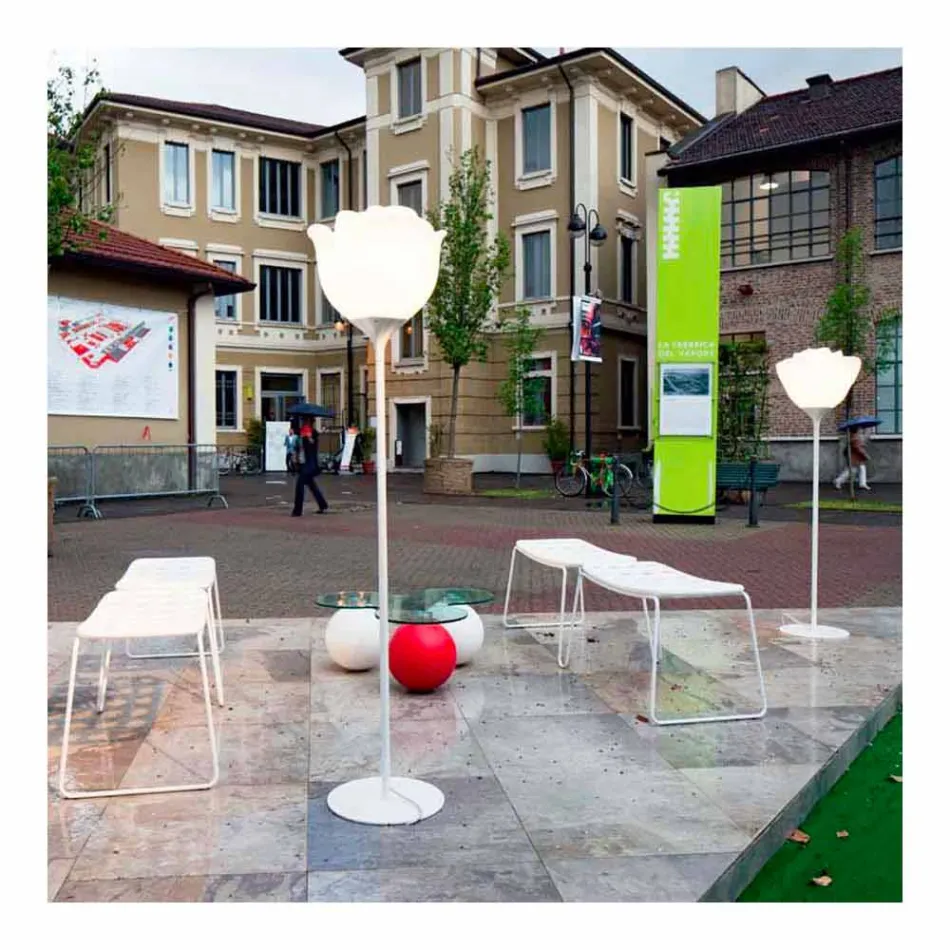 Rose Shaped Modern Design Outdoor Floor Lamp - Baby Love fra Myyour Viadurini