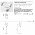 Rose Shaped Modern Design Outdoor Floor Lamp - Baby Love fra Myyour Viadurini