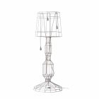 Stue gulvlampe 3 lys i hvidt eller naturligt metal Minimal stil - Styling Viadurini