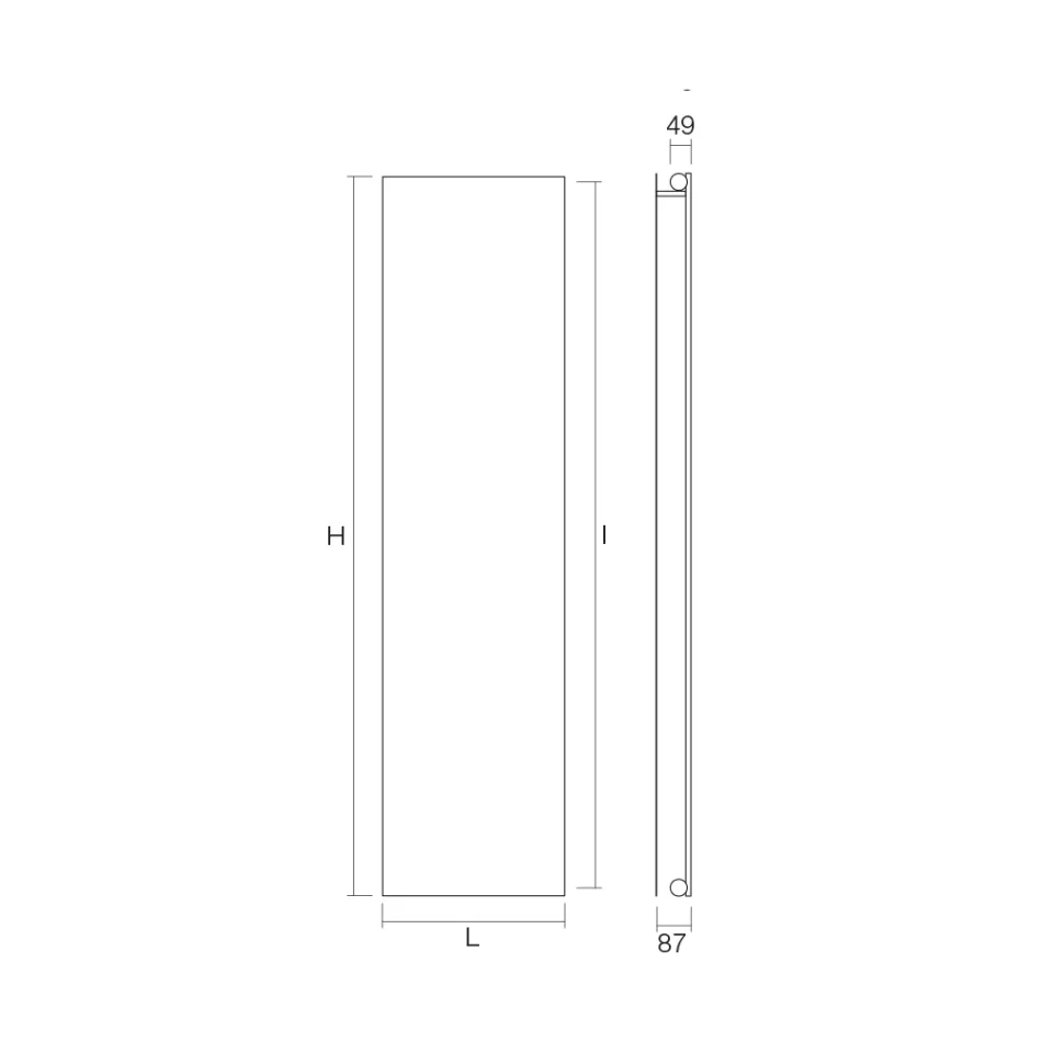 Kulstofstål stråleplade med hydraulisk system lavet i Italien - Bigne Viadurini