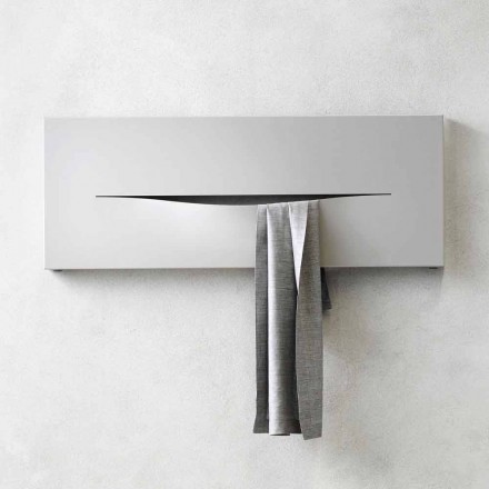 Vandret design hydraulisk strålingsplade i stål op til 820 W - skåret Viadurini