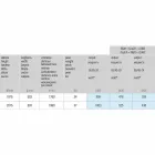 Lodret design 5 bar stål strålingsplade op til 1003 watt - flod Viadurini
