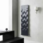 Lodret design 5 bar stål strålingsplade op til 1003 watt - flod Viadurini