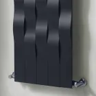 Lodret design 5 bar stål strålingsplade op til 1003 watt - flod Viadurini