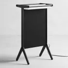 Strålende plade i aluminium og elektrisk og farvet stofdesign 150 W - Sam Viadurini