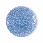 Moderne farvede plader 18 stk komplette bordservice i Gres - Creta Viadurini