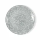 Moderne farvede plader 18 stk komplette bordservice i Gres - Creta Viadurini