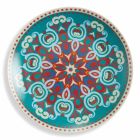 Etniske retter 18 stykker farvet porcelæn og stentøjsserviceservice - Persien Viadurini