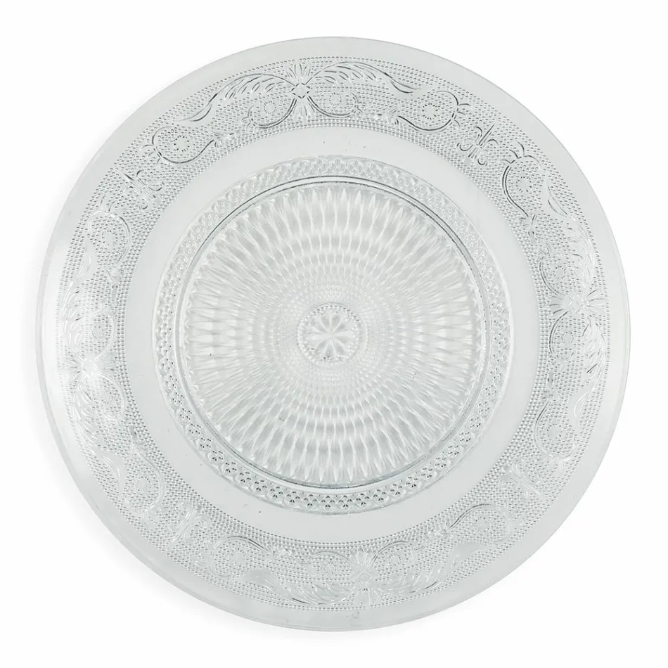 Gennemsigtige glasplader Luksus klassisk indretning 18 dele - Palazzo Viadurini