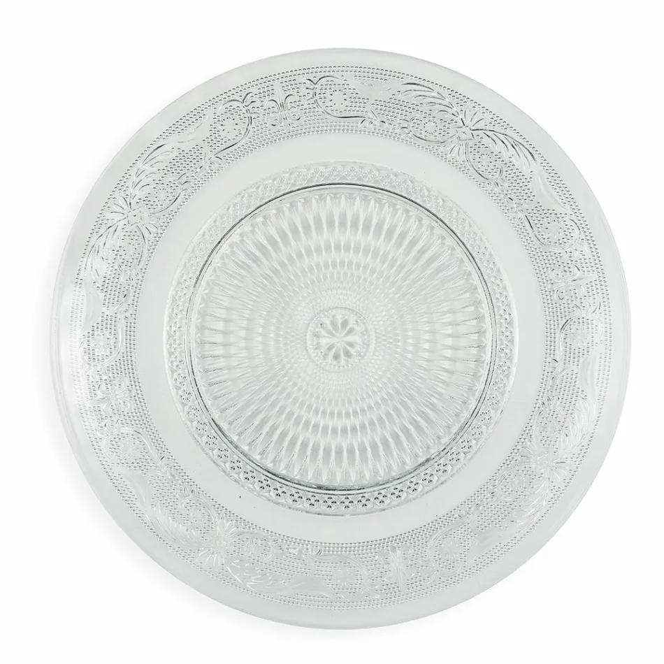 Gennemsigtige glasplader Luksus klassisk indretning 18 dele - Palazzo Viadurini