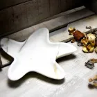 Moderne marmor underkop i form af en søstjer lavet i Italien - Ticcio Viadurini