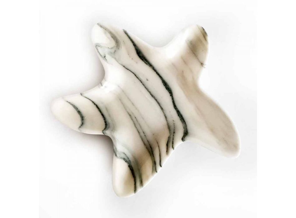 Moderne marmor underkop i form af en søstjer lavet i Italien - Ticcio Viadurini
