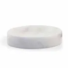 Hvid Carrara marmor sæbeskål fremstillet i Italien - Sismo Viadurini