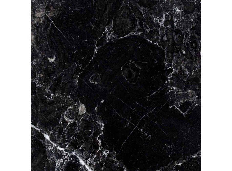 Rund osteplade i hvid eller sort marmor fremstillet i Italien - Kirby Viadurini