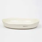 Luksus design hvid porcelæn oval serveringsplade - Arcimaesta Viadurini