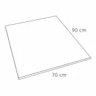 Brusebad 90x70 i harpiks steneffekt Finish Modern Design - Domio Viadurini