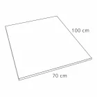 Moderne brusebad i harpikssteneffekt 100x70 - Domio Viadurini