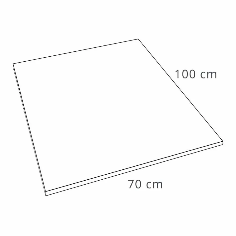 Moderne brusebad i harpikssteneffekt 100x70 - Domio Viadurini