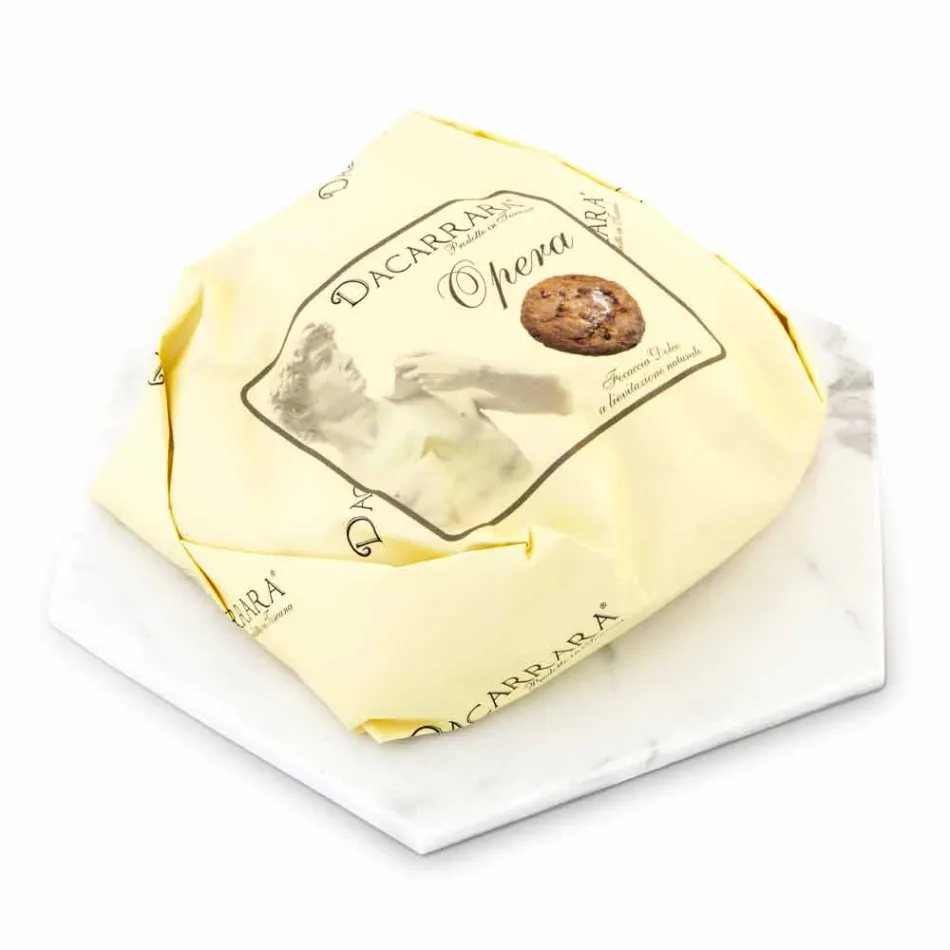 Sekskantet designplade i hvid Carrara-marmor fremstillet i Italien - Sintia Viadurini