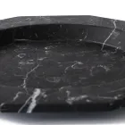 Flad plade i satin marmor Forskellige finish Italiensk luksusdesign - Rhodium Viadurini