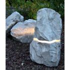 Stone lyse LED i Fior di Pesco Carnico Blød, enkelt stykke Viadurini